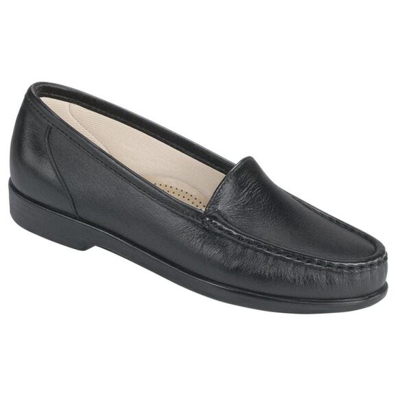 SAS Simplify Leather‎ Loafer Women's 9.5 Color Black - Picture 1 of 7